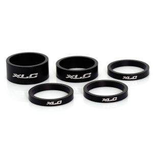 XLC AS-A02 A-Head spacer ring set (3x5 | 1x10 | 1x15mm | 1" | zwart)
